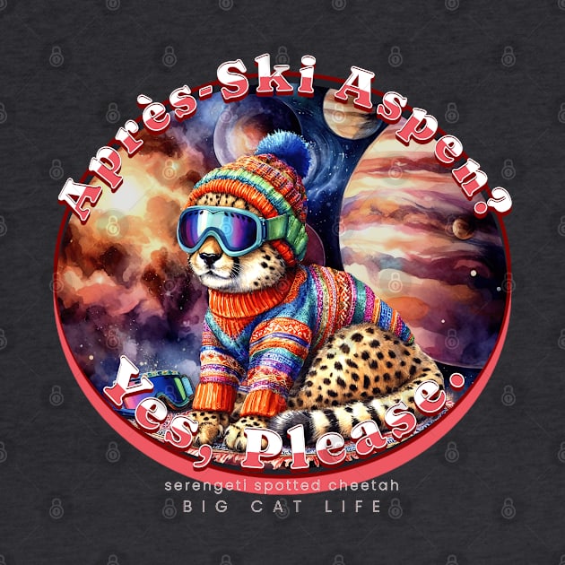 Apres-Ski Aspen Galactic Beanie Fast Cheetah 71C by catsloveart